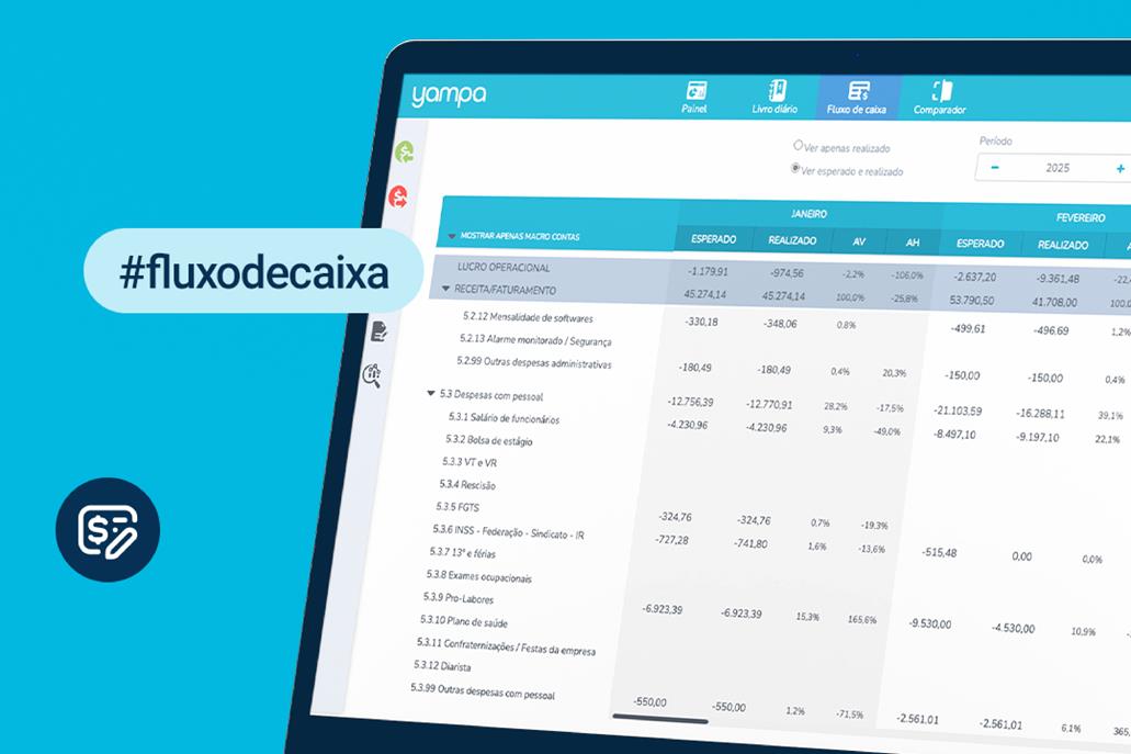 Software de contabilidade empresarial Fondacada, com foco em plano de ação financeiro eficiente e gestão de recursos.